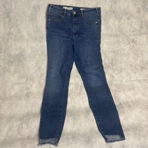 Anthropologie Pilcro and the Letterpress Ultra High Rise Skinny jeans Sz 28